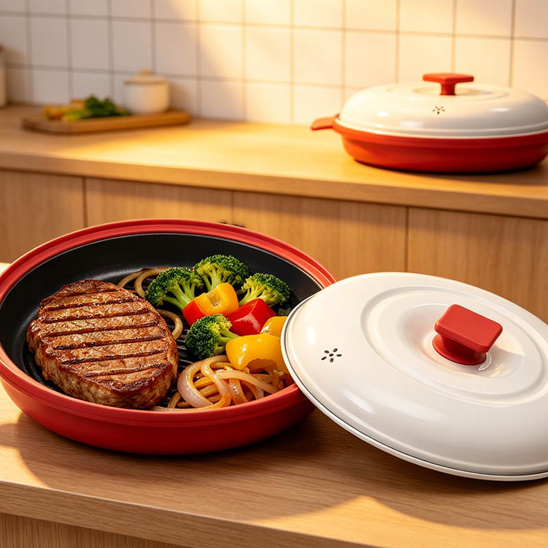 Hoe verbetert een voedselveilige magnetron multi-cook grillpot de moderne kookefficiëntie?