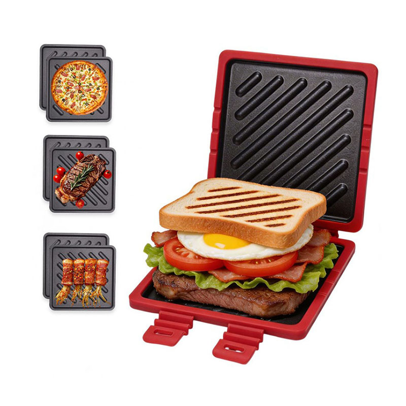 3-in-1 Magnetron Broodrooster Grillplaat