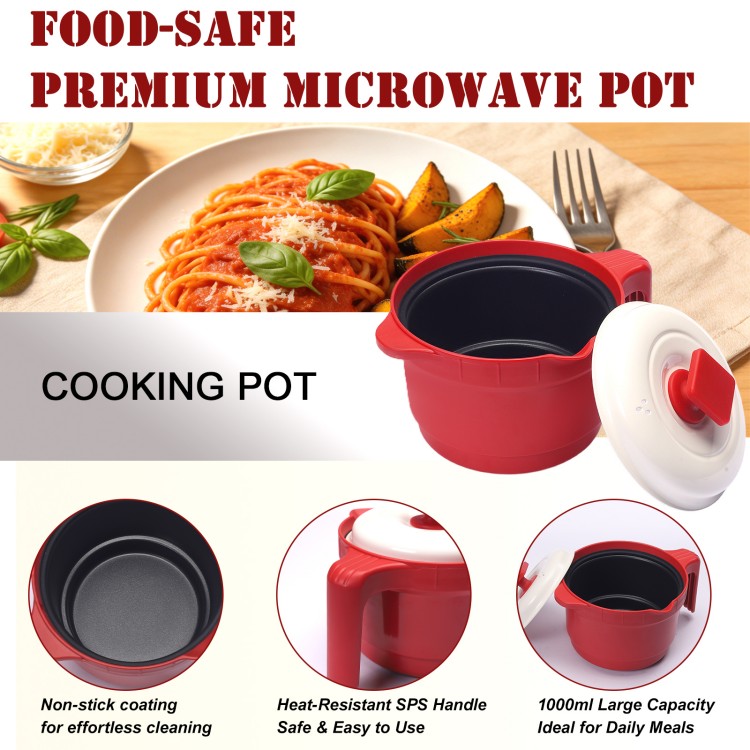 HeMaSe Microwave Grill Multi-Pot Cooking Demonstration - Preparing Hearty Soup and Stew with Glass Lid Monitoring