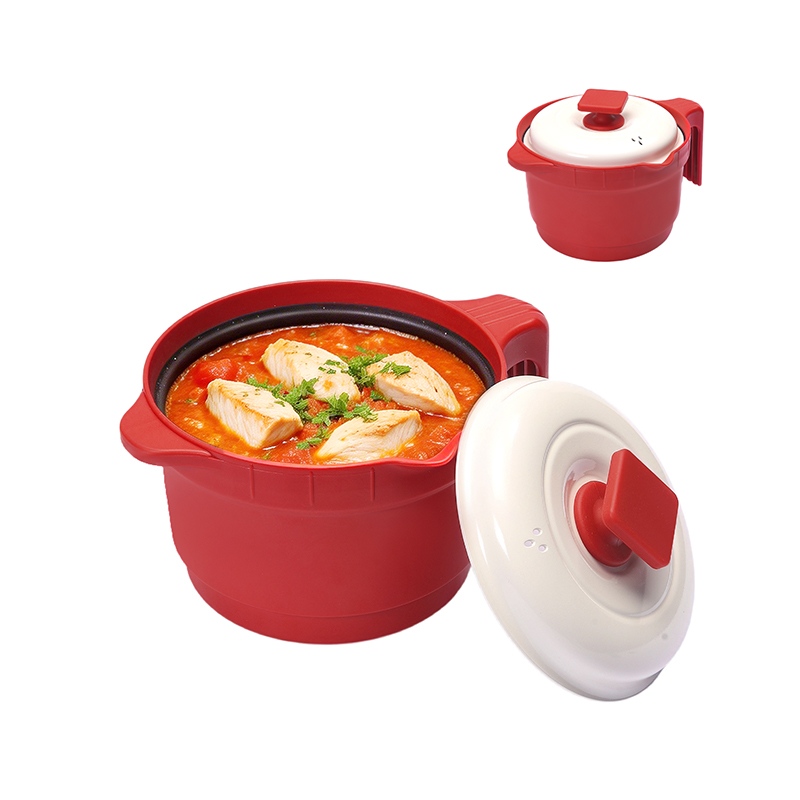 Rond met glazen deksel Magnetrongrill Multi-Pot